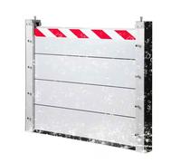 Paratia Antiallagamento Barriera Contro Le Inondazioni Per Porte Paratia Antiallagamento Per Porta Rimovibile Paratia Antiallagamento Garage Diga Temporanea Rimovibile YQISHI(80x20cm)