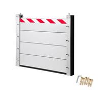 Paratia Antiallagamento L 40-305cm H 20CM Barriera Anti Allagamento Garage Alluminio Paratia Antiallagamento Per Porta Protezione Dalle Inondazioni(80x20cm)