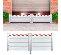 Paratia Antiallagamento per Porta L 255cm x H 80cm Protezione inondazioni, Kit Soglia Barriera Antiallagamento per Porta Garage, Barriera di Protezione Contro Le Inondazioni Acqua