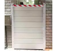 Paratia Antiallagamento Per Porte Garage 210 220 230 240 250cm Barriera Mobile Anti-inondazione Rimovibile Protezione Da Piogge Intense/alluvione(H160cm,L240m)