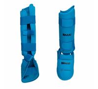 PARATIBIA PIEDE OMOLOGATO KARATE WKF SHIN & INSTEP ParatibiaPiede BLU PROTEZIONE