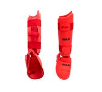 PARATIBIA PIEDE OMOLOGATO KARATE WKF SHIN INSTEP ParatibiaPiede PROTEZIONE Rosso