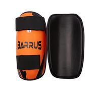 PARATIBIE FULL CONTACT ORANGE SIMILPELLE FLOU PROFESSIONALE KARATE SHIN INSTEP