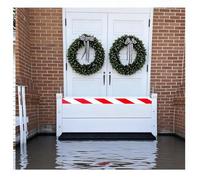 Paratie Antiallagamento Per Porte 51 61 71 81 91 101 111 121 131 141cm Long Paratia Antiallagamento 40cm High Riutilizzabile Barriere Antiallagamento Come Alternativa Sacchi(51 * 40cm)