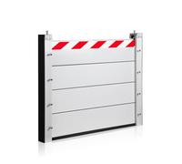 Paratie Antiallagamento Per Porte Paratia Antiallagamento In Alluminio Piastra Di Deviazione Per Il Controllo Delle Inondazioni Per Garage Magazzino Giardino(L69cm)