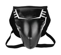 Paratutto per l’inguine da taekwondo da uomo, jockstrap da boxe con coppa in PU ergonomica, protettore dell’inguine altamente elastico per l’allenamento di arti marziali come karat