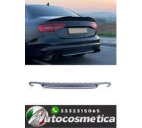 Paraurti A4 B8 8K Diffusore estrattore spoiler doppio scarico per Audi 2007-2011