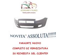 PARAURTI ANT FIAT GRANDE PUNTO DAL 2005 COLORE 163/B ROSSO GUTTUSO VULCANO
