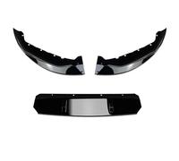 Paraurti anteriore auto Compatible For Bmw Serie 5 G30 LCI M Sport 525i 530i 540i 2020-2023 Diffusore di protezione Spoiler in fibra di carbonio(Gloss Black)