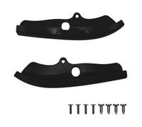 Paraurti Anteriore Auto Labbro 2x Paraurti Anteriore Protezione Per Spoiler Diffusore Kit Carrozzeria Per Dodge Per Challenger R/T Per Scat Per Pack 2015-2020(Nero)