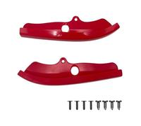 Paraurti Anteriore Auto Labbro Per Dodge Per Challenger R/T Per Scat Per Pack 2015-2020 2x Paraurti Anteriore Labbro Pala Striscia Body Kit Diffusore Spoiler Splitter Guardia(Rosso)