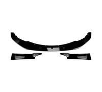 Paraurti Anteriore Auto Labbro Spoiler Per BMW Serie 1 120d 120i M135i F20 F21 Pack 2011-2015 Paraurti Anteriore Spoiler Splitter Fendinebbia Griglia Trim Pre-Lci Bodykit(Gloss black AB)