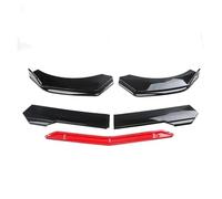 Paraurti Anteriore Auto Spoiler Spoiler Posteriore Kit Carrozzeria Splitter Diffusore Protezione Copertura Per Mazda Per MX-5 Per Miata Anteriore Alette Spoiler Paraurti(Black Red)