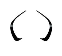 Paraurti Anteriore Canard Splitter per Benz C-Class W206 C200 C260 C300 AMG 2022+, ABS Diffusore per Paraurti Coltello da Fianco del Paraurti Auto Accessori,Piano Black