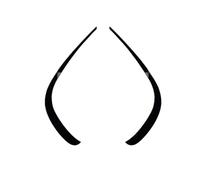 Paraurti Anteriore Canard Splitter per Benz E-Class Coupe C207 AMG 2013-2016, ABS Diffusore per Paraurti Coltello da Fianco del Paraurti Auto Accessori,Piano Black