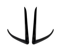 Paraurti Anteriore Canard Splitter per Tesla Model X 2015-2020, ABS Diffusore per Paraurti Coltello da Fianco del Paraurti Auto Accessori,Piano Black