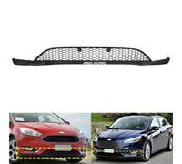 Paraurti anteriore centrale inferiore griglia a nido d'ape con piastra di guida di flusso per Ford Focus III MK3 Sport 2015-2018