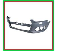 Paraurti Anteriore Con Primer-Con Fori Lavafari-Tappi-Con Tappo Gancio-Con Tracc