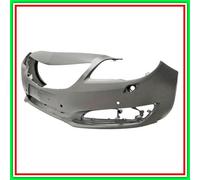 Paraurti Anteriore Con Primer-Con Fori Pdc-Supporti-Con Lavafari-Con Tappo Copri