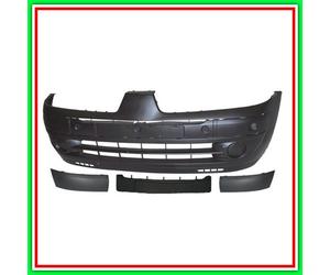 Paraurti Anteriore-Con Primer- Con Modanature, Portatarga E Spoiler Renault Clio