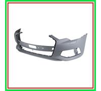 Paraurti Anteriore Con Primer-Con Tappo Gancio-Con Fori Lavafari+Tappi-Con Tracc