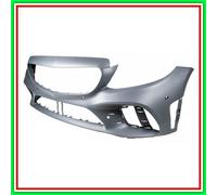 Paraurti Anteriore Con Primer-Con Tappo Gancio-Con Fori Pdc E Park Assist+Suppor