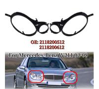 Paraurti anteriore Faro Striscia di Tenuta Per Mercedes-Benz W211 2002-2008 2118200512/2118200612 Accessori di Alta Qualità