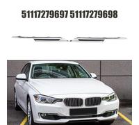 Paraurti Anteriore Fendinebbia Griglia Finitura Cromata Coppia per BMW 3 Serie