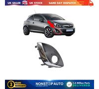 Paraurti Anteriore Fendinebbia Griglia Striscia Cromo Destro Per Opel Corsa D
