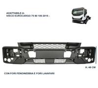 Paraurti anteriore fori fendinebbia lava fari adatto a Iveco Eurocargo 75 2015
