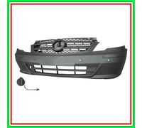 Paraurti Anteriore Grigio Goffrato-Con Griglia Radiatore-Con Fori Pdc-Supporti-C