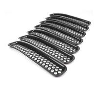 Paraurti Anteriore Griglia 7Pcs Auto Inserto Paraurti Anteriore Corsa Griglia Maglia Per Jeep Per Wrangler TJ 1997 1998 1999 2000 2001 2002 2003 2004 2005 2006 GRIGLIA PRESA ARIA