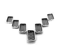 Paraurti Anteriore Griglia 7Pcs Auto Paraurti Anteriore Griglie radiatore sportive Radiatore 68317863AA per Jeep per Grand per Cherokee 2017 2018 2019 2020 2021 GRIGLIA PRESA ARIA