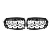Paraurti Anteriore Griglia Black Diamond Style Car Front Rene Griglie Grill Per BMW X3 F25 X4 F26 2014 2015 2016 2017 2018 Auto Griglie radiatore sportive GRIGLIA PRESA ARIA