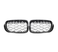 Paraurti Anteriore Griglia Chrome + Black Diamond Style Car Front Rene Griglie Grill Per BMW X3 F25 X4 F26 2014-2018 Auto Griglie radiatore sportive GRIGLIA PRESA ARIA