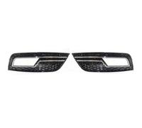 Paraurti Anteriore Griglia Cromo Nero Maglia A Nido D'ape Auto Paraurti Anteriore Fendinebbia Griglia Copertura Per A4 B8.5 2013 2014 2015 2016 Fendinebbia Griglia GRIGLIA PRESA ARIA(Chrome Black)