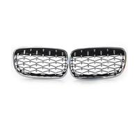 Paraurti Anteriore Griglie Chrome Front Rene Griglia Grill Accessori Auto Per BMW Per X5 Per E70 2007 2008 2009 2010 2011 2012 2013