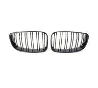Paraurti Anteriore Griglie Griglia Anteriore Radiatore Sinistra + Destra Maglia Griglia Gloss Black 1 Coppia Per BMW Per Serie 1 Per E81 Per E87 2008 2009 2010 2011