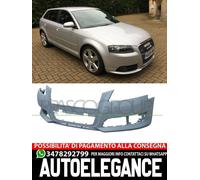 PARAURTI ANTERIORE per Audi A3 08-12 TAPPO COPRIGANCIO Sensori Lavafari