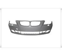 PARAURTI ANTERIORE PRIMER CON FORI LAVAFARI ADATTO A BMW SERIE 5 E60/E61 2007->