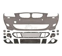 Paraurti Anteriore Primer + Nebbia per BMW E60 E61 03-07 M Tecnica Ottica Pdc