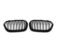 Paraurti Anteriore Rene Griglia Doppia Stecca Racing Grill Misura Per BMW Per 1 Serie F20 F21 Lci 120i 2015 2016 2017 Accessori Per Auto Griglia Anteriore(Nero lucido)