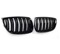 Paraurti Anteriore Rene Grill Per BMW E92 E93 2006-2009 Gloss Black Dual Line Griglia Car Styling Racing Griglie Parte Di Ricambio Griglia Radiatore