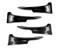 Paraurti Anteriore Spoiler 1 Coppia Paraurti Anteriore Lip Splitter Spoiler Laterale Copertura Per BMW Serie 3 E92 E93 Per M3 Tech 2006-2009/2010-2013(Glossy Black 2010-2013)