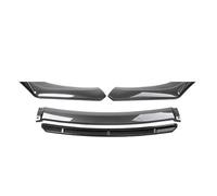 Paraurti Anteriore Spoiler 4 Pezzi Universale Paraurti Anteriore Auto Labbro Corpo Kit Spoiler Splitter Diffusore Bianco Fibra Di Carbonio Splitter Plastica ABS(Carbon and black)