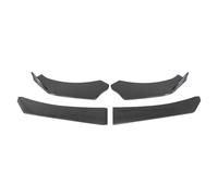Paraurti Anteriore Spoiler 5 Pezzi Auto Universale Anteriore Pala Anatra Labbro Paraurti Antivento Spoiler Accessori(4Pcs Carbon Fibre)
