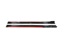 Paraurti anteriore spoiler 8 pezzi 2.2m Winglet Splitter Lip Spoiler laterale adatto per Benz S W223 W206 C220 C200 C300 S450 Spoiler Auto(Red and black 2m)