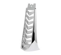 Paraurti anteriore spoiler Adatto per Harley Softail Street Bob Breakout Moto ABS Copertura radiatore anteriore inferiore Spoiler carenatura mento cromato Spoiler sul tetto(Chrome)