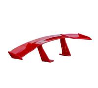 Paraurti anteriore spoiler Adatto per mini ali in look carbonio spoiler posteriore universale per auto modello piccolo spoiler stile decorazione Spoiler Laterale per Auto(Small red)