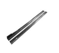 Paraurti anteriore spoiler Minigonne laterali da 2,2 m Estensione Rocker Splitter Diffusore Winglet Ali adatte per X1 X3 X4 X5 F15 X6 F16 G30 Serie 7 G11 F48 Spoiler Auto(Carbonfiber 2m)